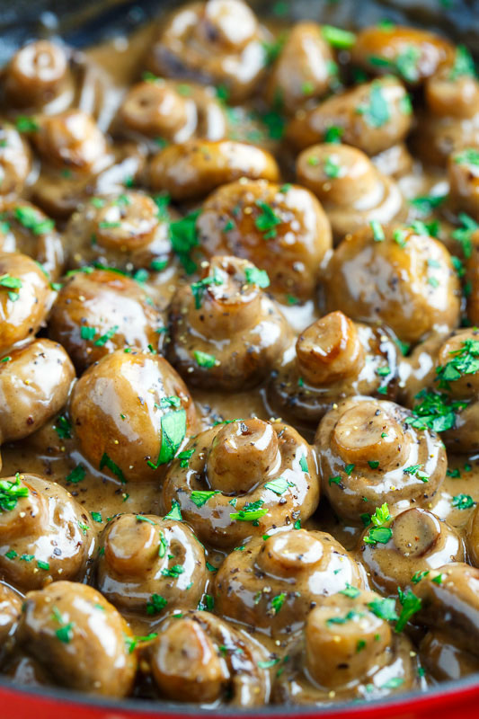 Creamy Garlic and Brie Mushrooms Creamy Garlic and Brie Mushrooms