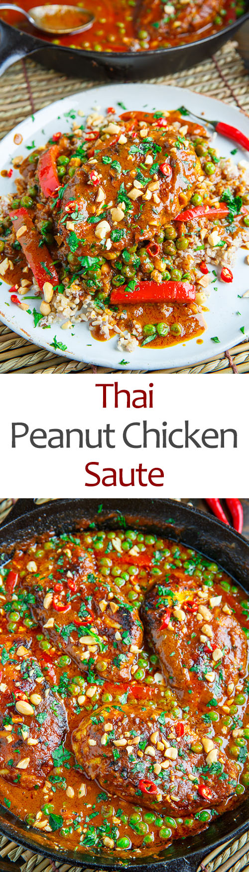 Thai Peanut Chicken Saute Thai Peanut Chicken Saute