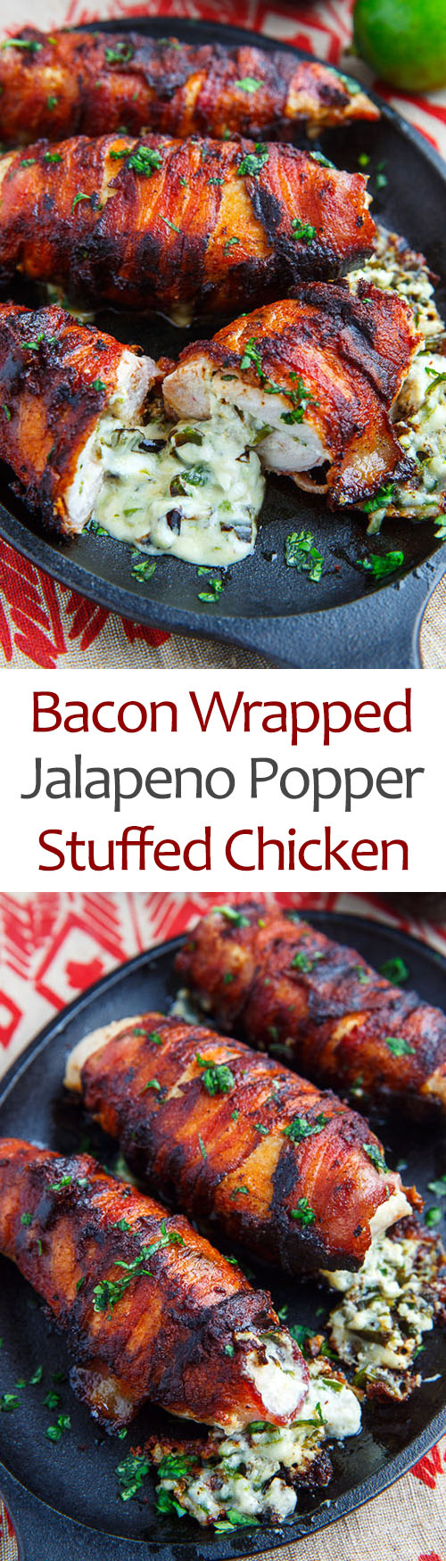 Bacon Wrapped Jalapeno Popper Stuffed Chicken Bacon Wrapped Jalapeno Popper Stuffed Chicken