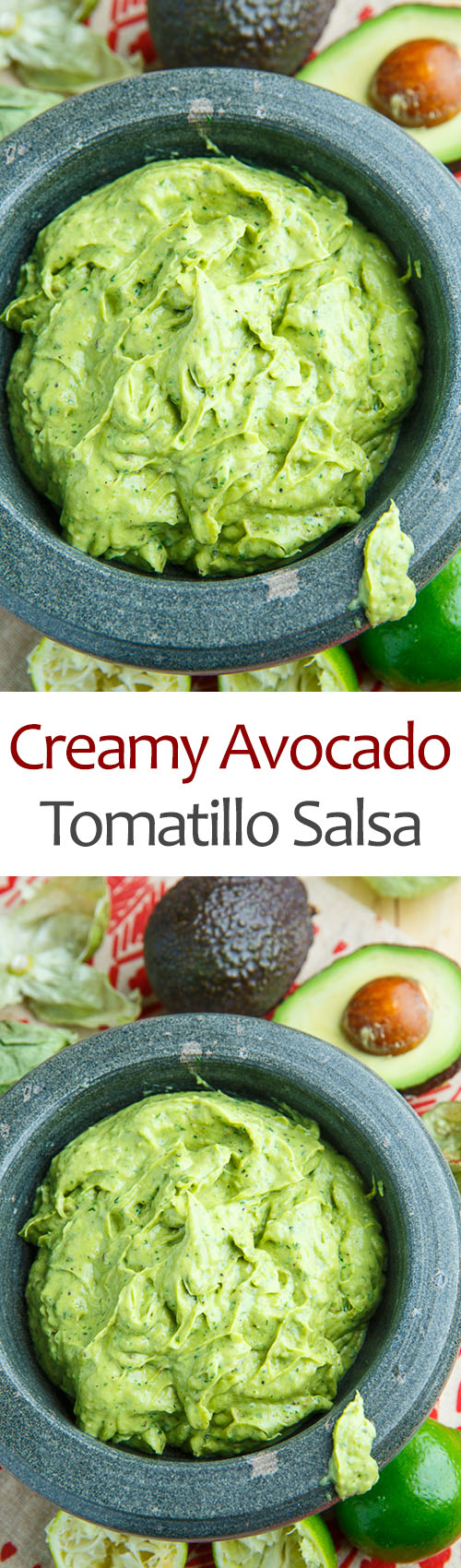 Creamy Avocado and Tomatillo Salsa Creamy Avocado and Tomatillo Salsa