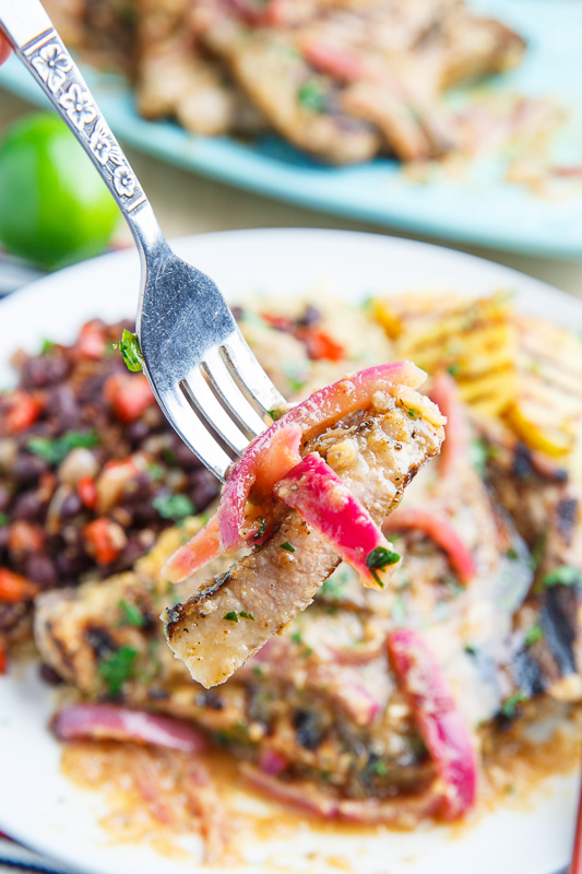 Cuban Mojo Grilled Pork Chops Cuban Mojo Grilled Pork Chops