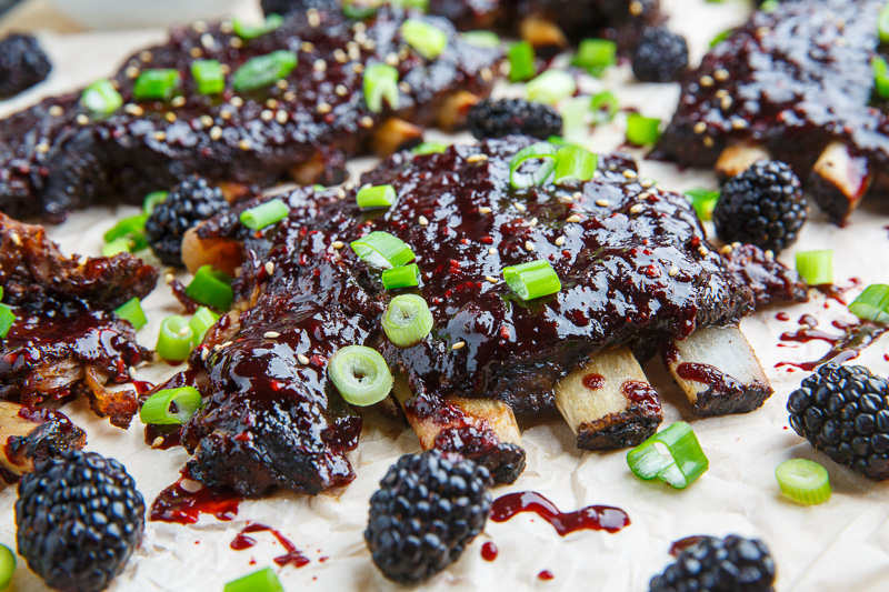 Blackberry Hoisin BBQ Ribs Blackberry Hoisin BBQ Ribs