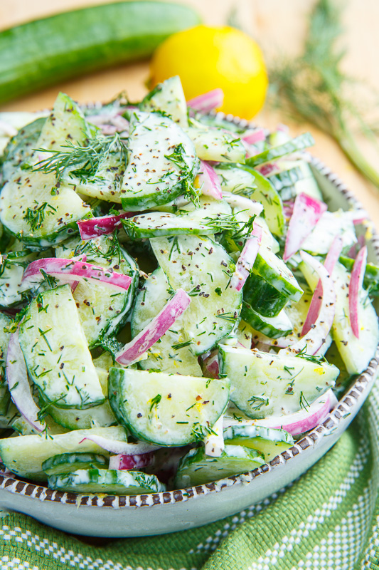 Creamy Cucumber Salad Creamy Cucumber Salad
