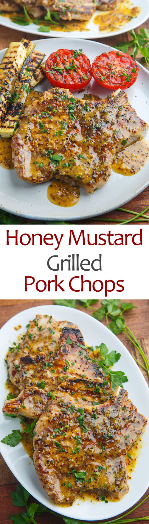 Honey Mustard Grilled Pork Chops Honey Mustard Grilled Pork Chops