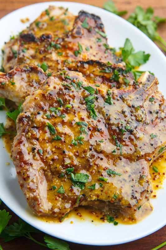 Honey Mustard Grilled Pork Chops Honey Mustard Grilled Pork Chops