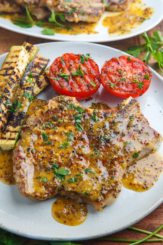 Honey Mustard Grilled Pork Chops Honey Mustard Grilled Pork Chops