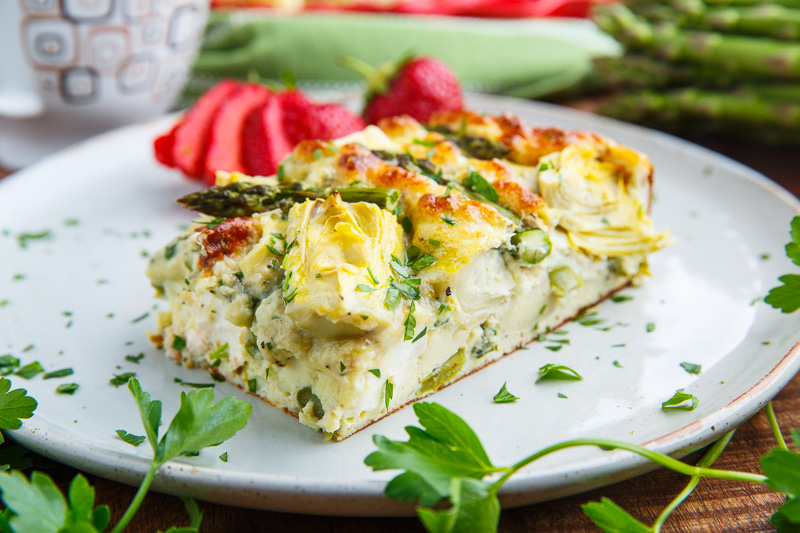 Asparagus and Artichoke Breakfast Casserole Asparagus and Artichoke Breakfast Casserole