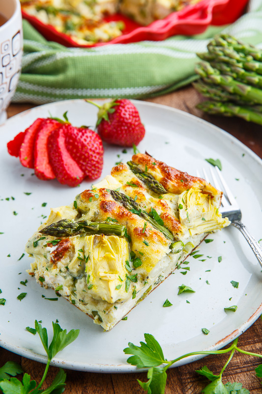 Asparagus and Artichoke Breakfast Casserole Asparagus and Artichoke Breakfast Casserole