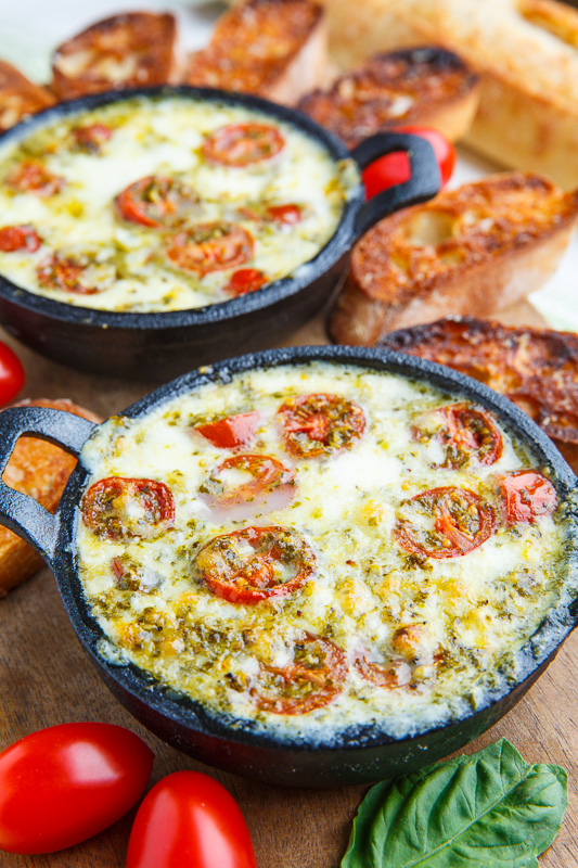 Hot Melted Caprese Dip Hot Melted Caprese Dip