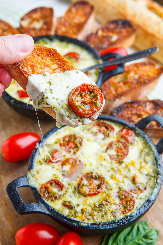 Hot Melted Caprese Dip Hot Melted Caprese Dip