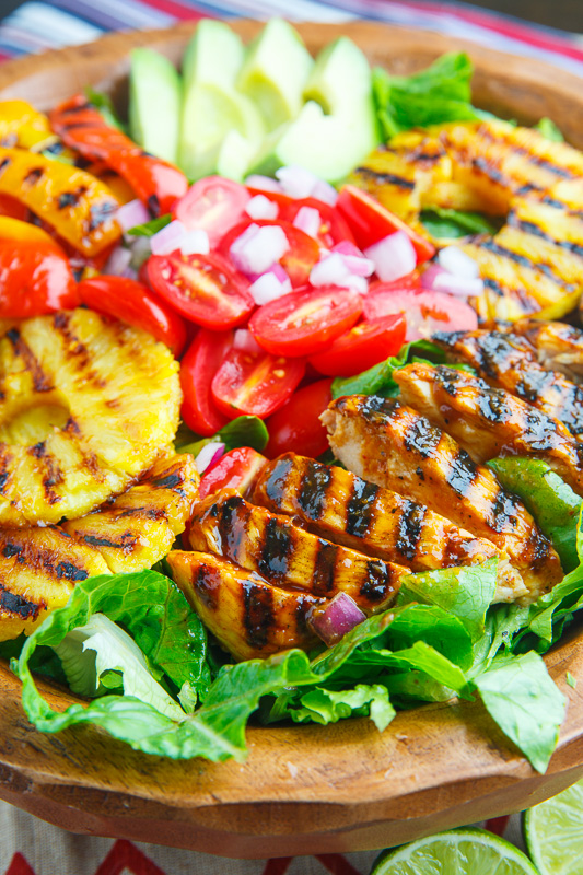 Sriracha Honey Lime Grilled Chicken and Pineapple Salad Sriracha Honey Lime Grilled Chicken and Pineapple Salad