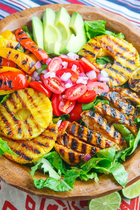 Sriracha Honey Lime Grilled Chicken and Pineapple Salad Sriracha Honey Lime Grilled Chicken and Pineapple Salad