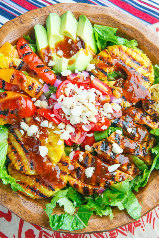 Sriracha Honey Lime Grilled Chicken and Pineapple Salad Sriracha Honey Lime Grilled Chicken and Pineapple Salad