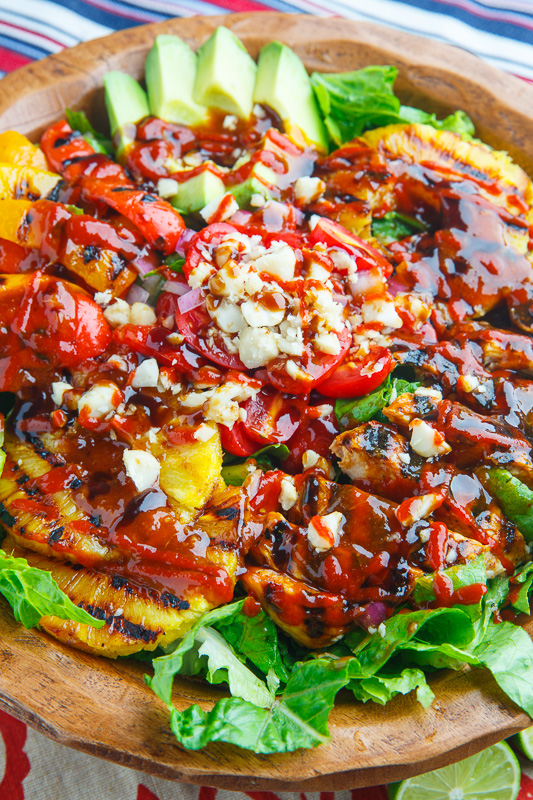 Sriracha Honey Lime Grilled Chicken and Pineapple Salad Sriracha Honey Lime Grilled Chicken and Pineapple Salad