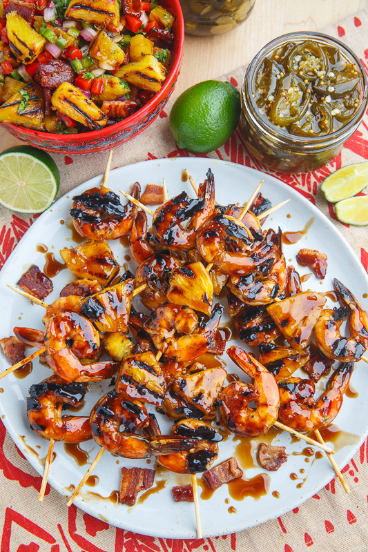 Teriyaki Grilled Shrimp and Pineapple Teriyaki Grilled Shrimp and Pineapple