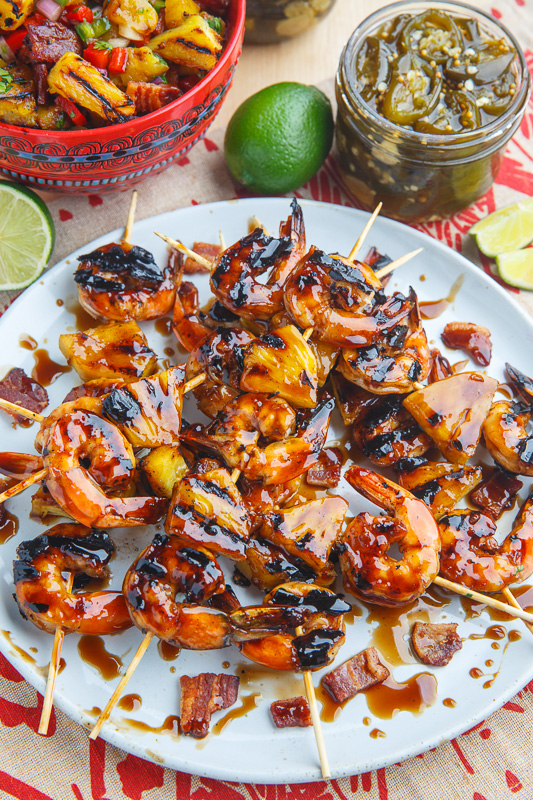 Teriyaki Grilled Shrimp and Pineapple Teriyaki Grilled Shrimp and Pineapple