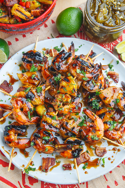 Teriyaki Grilled Shrimp and Pineapple Teriyaki Grilled Shrimp and Pineapple