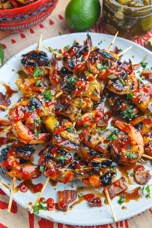 Teriyaki Grilled Shrimp and Pineapple Teriyaki Grilled Shrimp and Pineapple