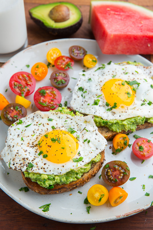 Avocado Toast with Fried Egg Avocado Toast with Fried Egg