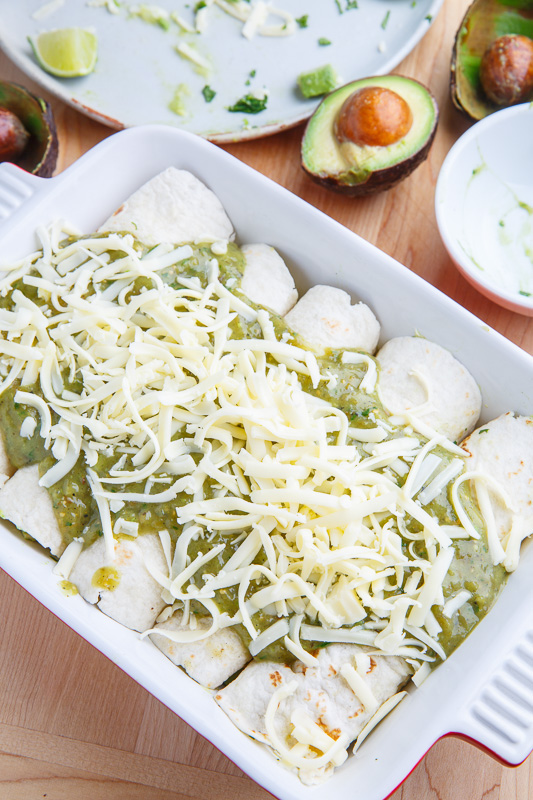 Chicken and Avocado Enchiladas Chicken and Avocado Enchiladas