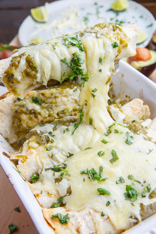 Chicken and Avocado Enchiladas