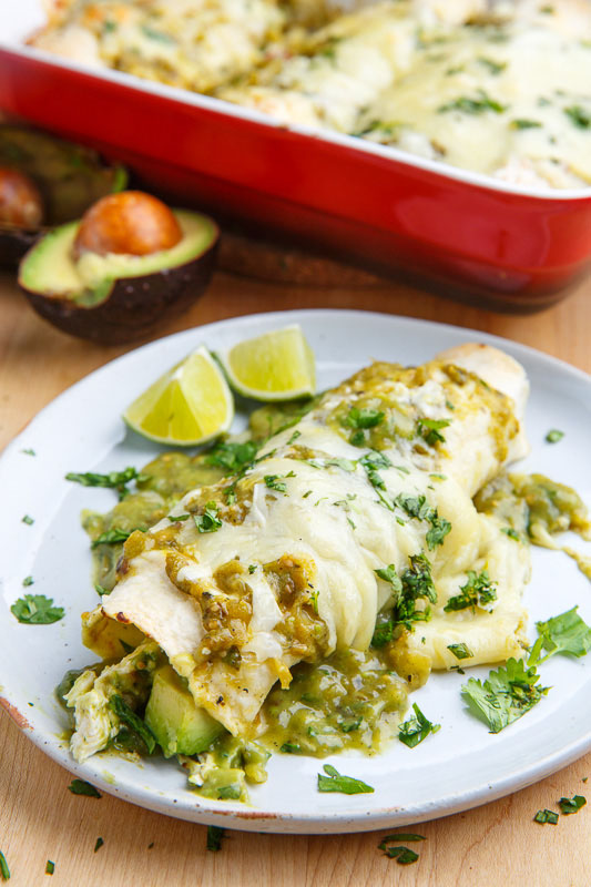 Chicken and Avocado Enchiladas Chicken and Avocado Enchiladas