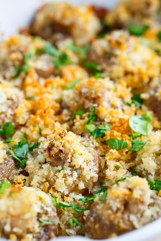 Crispy Buttery Garlic Roasted Mushrooms Crispy Buttery Garlic Roasted Mushrooms