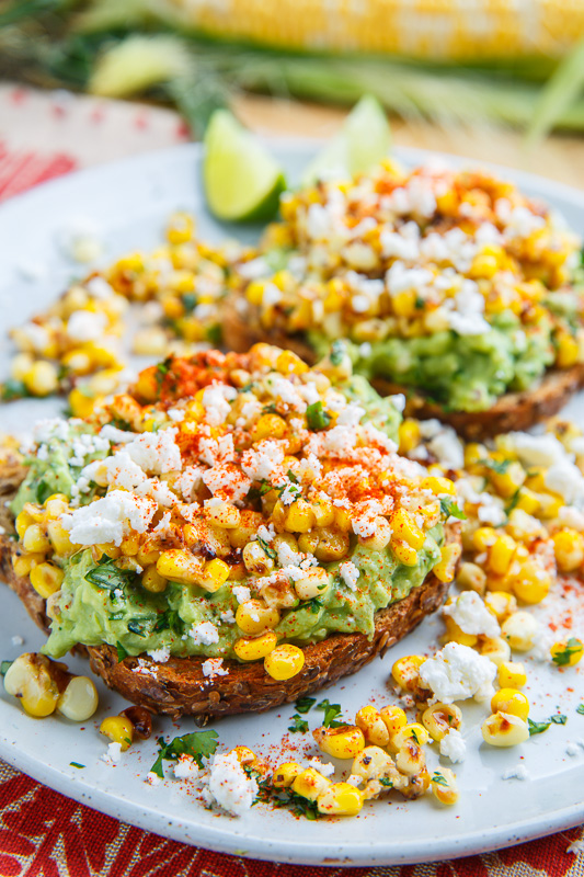 Esquites (Mexican Corn Salad) Avocado Toast