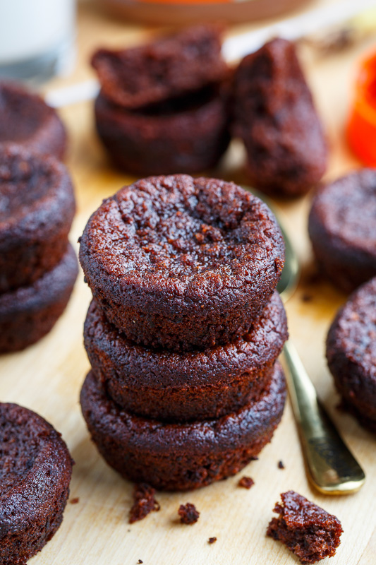 Flourless Chocolate Peanut Butter and Banana Muffins Flourless Chocolate Peanut Butter and Banana Muffins