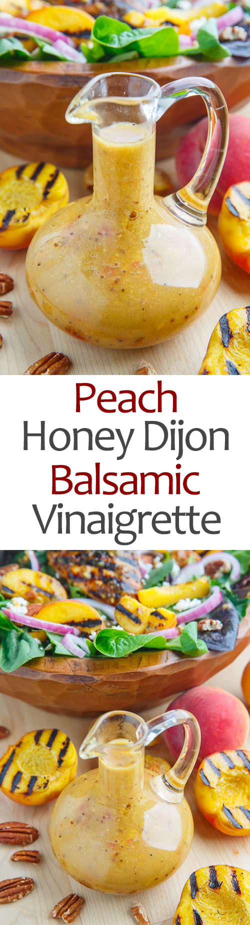 Peach Honey Dijon Balsamic Vinaigrette Peach Honey Dijon Balsamic Vinaigrette