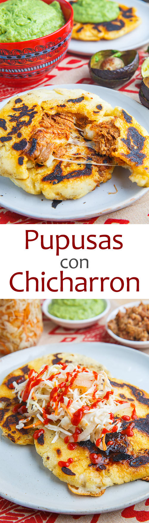 Pupusas de Chicharrón con Queso Pupusas de Chicharrón con Queso