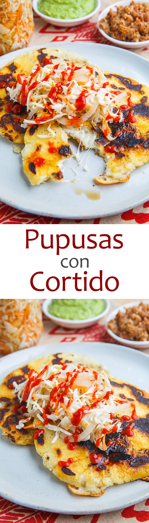 Pupusas con Cortido Pupusas con Cortido