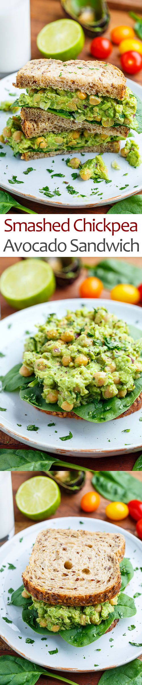 Smashed Chickpea and Avocado Sandwich Smashed Chickpea and Avocado Sandwich