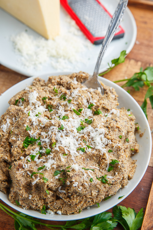 Asiago Roasted Mushroom Mashed Cauliflower Asiago Roasted Mushroom Mashed Cauliflower