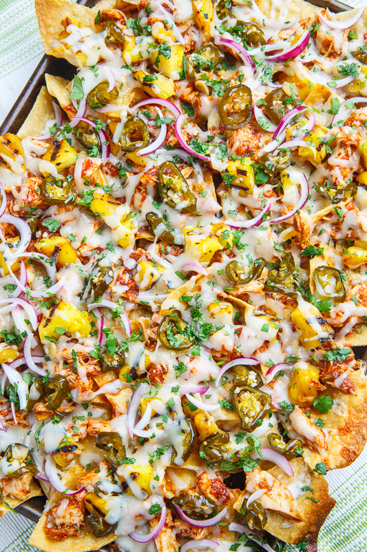 BBQ Chicken and Grilled Pineapple Nachos BBQ Chicken and Grilled Pineapple Nachos