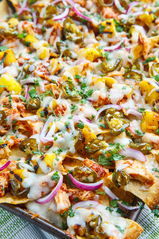 BBQ Chicken and Grilled Pineapple Nachos BBQ Chicken and Grilled Pineapple Nachos