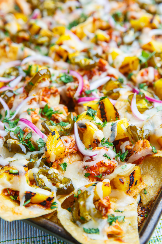 BBQ Chicken and Grilled Pineapple Nachos BBQ Chicken and Grilled Pineapple Nachos