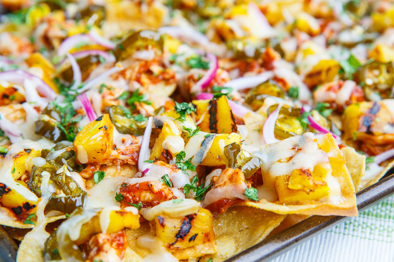BBQ Chicken and Grilled Pineapple Nachos BBQ Chicken and Grilled Pineapple Nachos