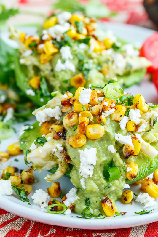 Chicken Enchilada Stuffed Avocados Chicken Enchilada Stuffed Avocados