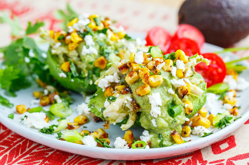 Chicken Enchilada Stuffed Avocados Chicken Enchilada Stuffed Avocados