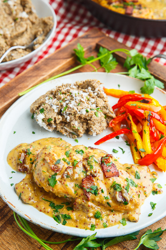 Creamy Bacon Honey Dijon Chicken Creamy Bacon Honey Dijon Chicken