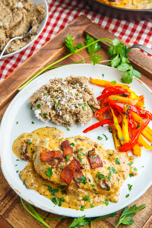 Creamy Bacon Honey Dijon Chicken Creamy Bacon Honey Dijon Chicken