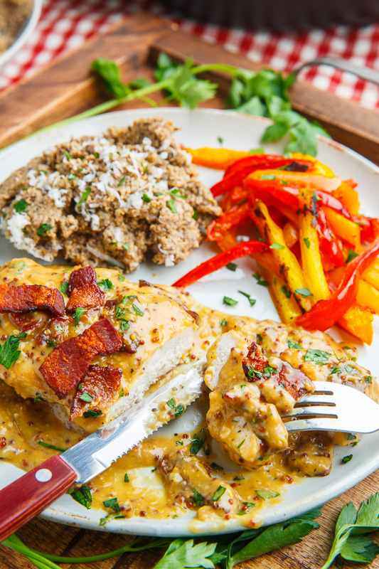 Creamy Bacon Honey Dijon Chicken Creamy Bacon Honey Dijon Chicken