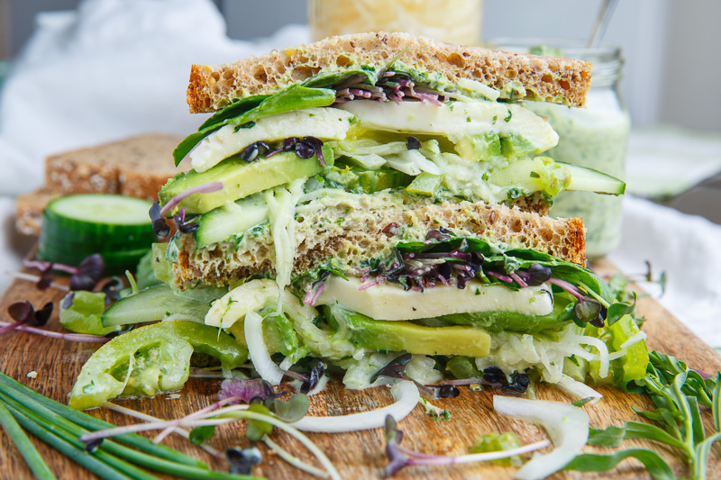 Green Goddess Sandwich Green Goddess Sandwich
