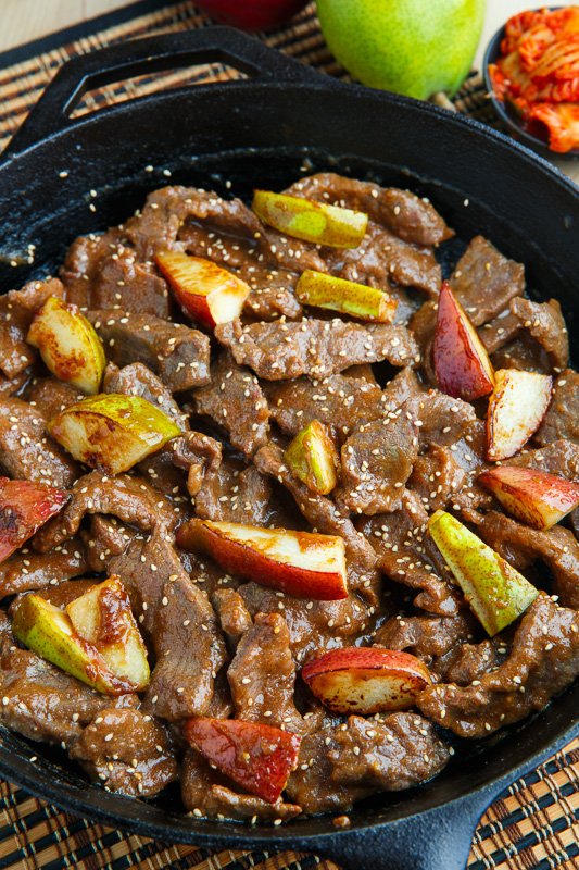 Korean Bulgogi and Pear Kale Salad Korean Bulgogi and Pear Kale Salad