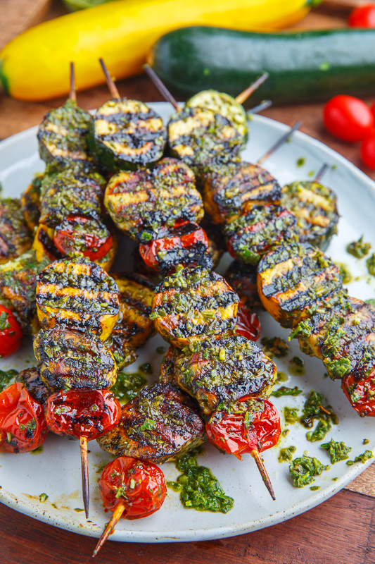 Pesto Grilled Chicken, Zucchini and Tomato Skewers Pesto Grilled Chicken, Zucchini and Tomato Skewers