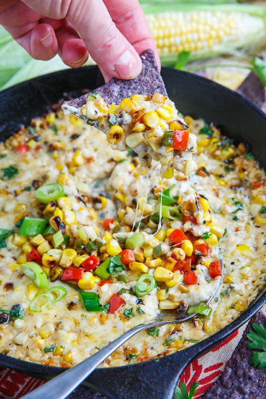 Roasted Corn Queso Fundido