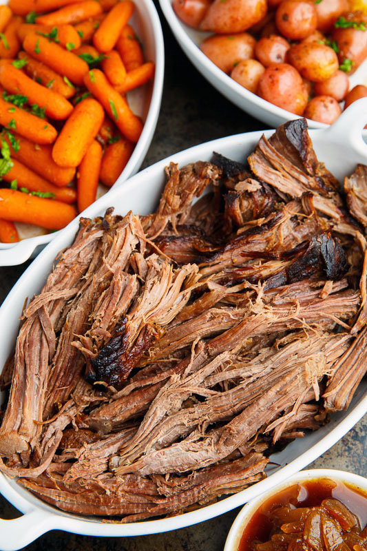 Slow Cooker Balsamic Glazed Roast Beef Slow Cooker Balsamic Glazed Roast Beef