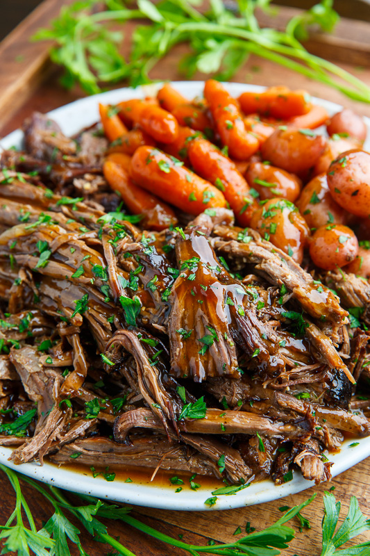 Slow Cooker Balsamic Glazed Roast Beef Slow Cooker Balsamic Glazed Roast Beef