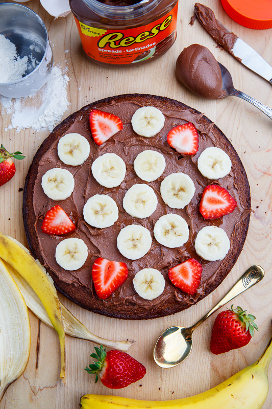 Chocolate Peanut Butter Brownie Pizza Chocolate Peanut Butter Brownie Pizza